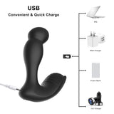 Vibrating Anal Plug Remote Control Male Prostate Massager Adult Sex Toys