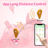 Wearable Peach Shape Vibrator APP Remote Control Panty Vibrators Adult Toys for Woman