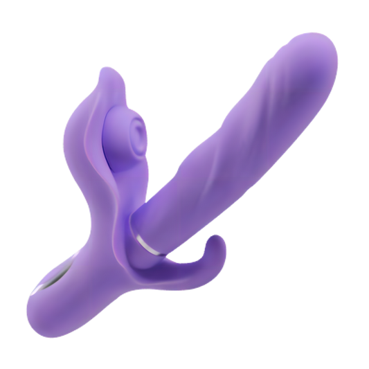 G-Spot Vibrator Thrusting Sucking & Flapping Rabbit Vibrators Wand Masager Woman Sex Toys