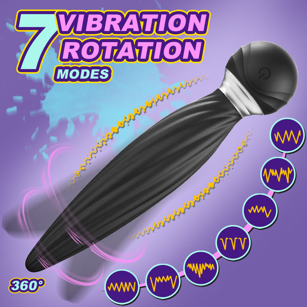 Rotating Anal Vibrator Remote Control Butt Plug DAISY Adult Sex Toys for Man & Woman