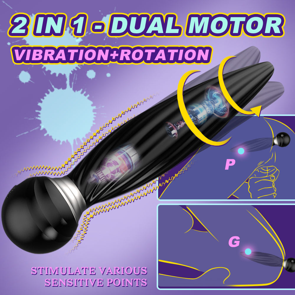 Rotating Anal Vibrator Remote Control Butt Plug DAISY Adult Sex Toys for Man & Woman