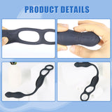 Thrusting Prostate Massager with 2 Penis Rings Remote Control Anal Vibrator Butt Plugs Adult Toys