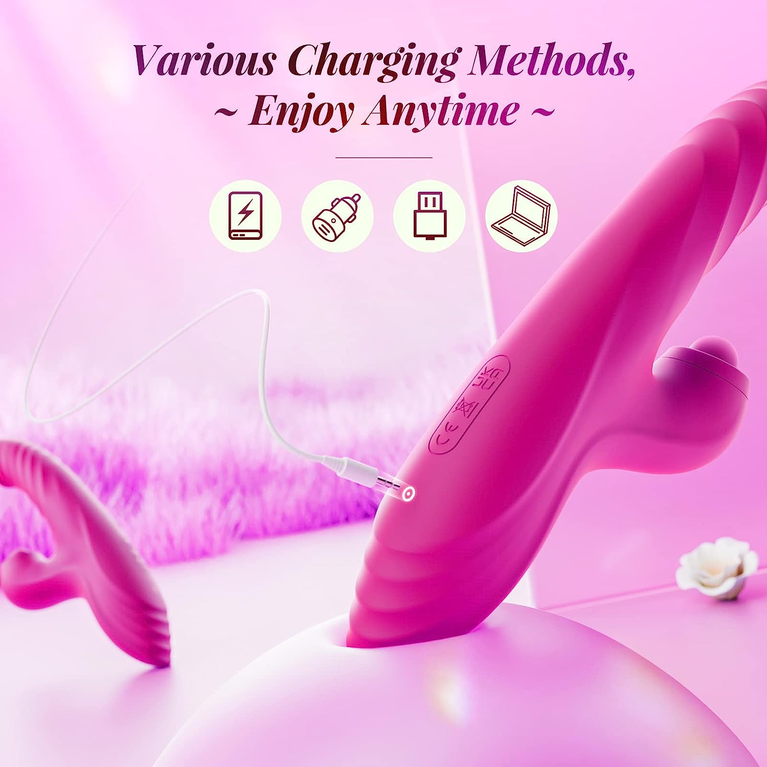 Thrusting Dildo Vibrator for Women G Spot Vibrator Clitoral Sucking Stimulator