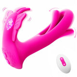 Wearable Butterfly Vibrator Remote Control 9 Vibration & 9 Flapping Modes G-Spot Vibrators