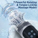 Water SPA Vacuum Pump Male Masturbator Penis Enlargement Gear with LCD Screen