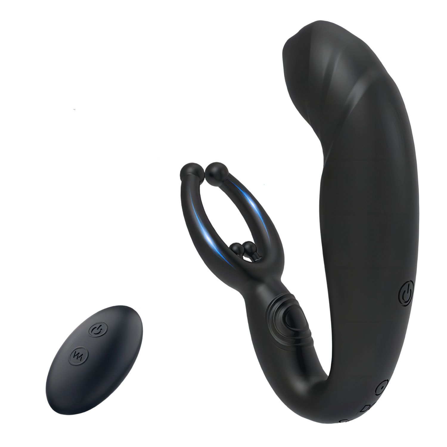 Remote Control Prostate Massager | Rainstorm Bead Massage Anal Vibrator Butt Plug Male Sex Toys