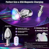 Vibrating Butt Plug APP & Remote Control Anal Vibrator Male Prostate Massager Sex Toy for Woman