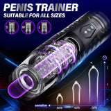 Thrusting & Rotating Male Masturbator Cup Cedric Male Masturbator with Suction Base Man Sex Toys