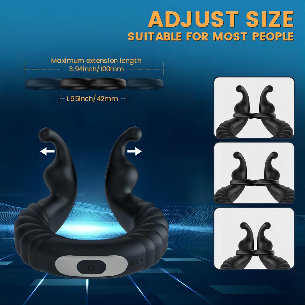 Vibrating Cock Ring Bunny Boy Separable Penis Vibrator for Couple Play Adult Sex Toys for Man