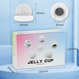 Disposable Masturbation Jelly Cup 6Pcs Set Stretchy Male Masturbator Sex Toy for Man