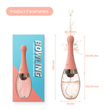 Bowling Automatic Enema Douche Anal Cleansing Bulb with 3 Frequency Adult Toys