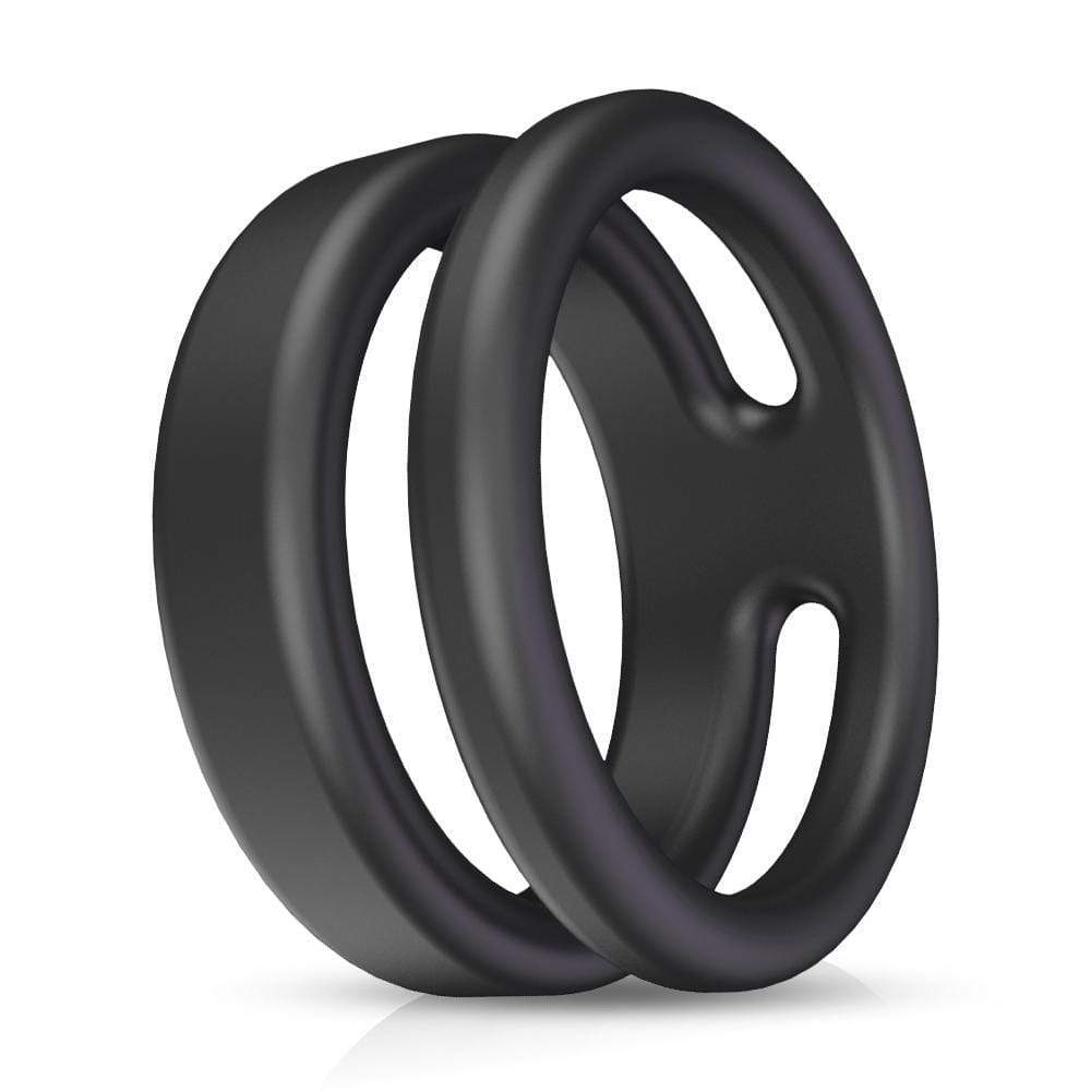 Silicone Dual Penis Ring S-HANDE Erection Enhancing Cock Ring Adult Sex Toy for Man