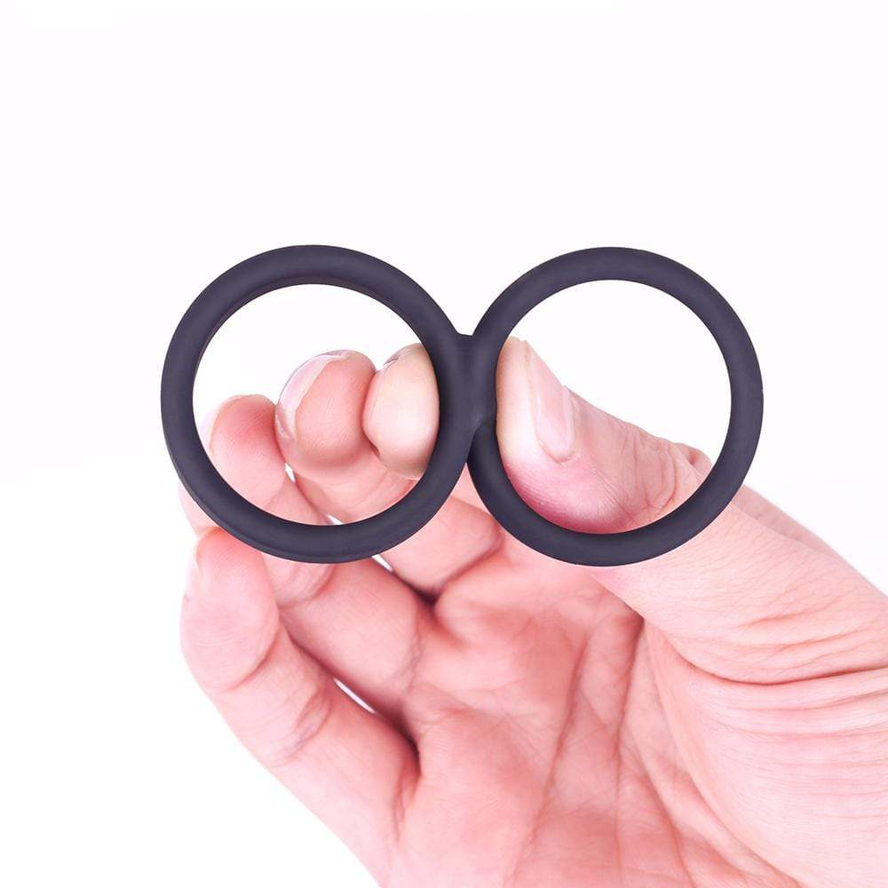 Silicone Dual Penis Ring S-HANDE Erection Enhancing Cock Ring Adult Sex Toy for Man