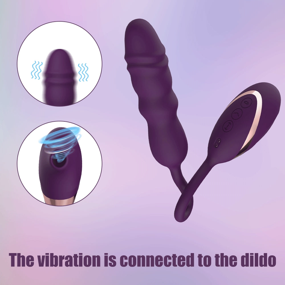 Sucking Thrusting Dildo Vibrator Clitoris & Vagina Stimulator Adult Sex Toy