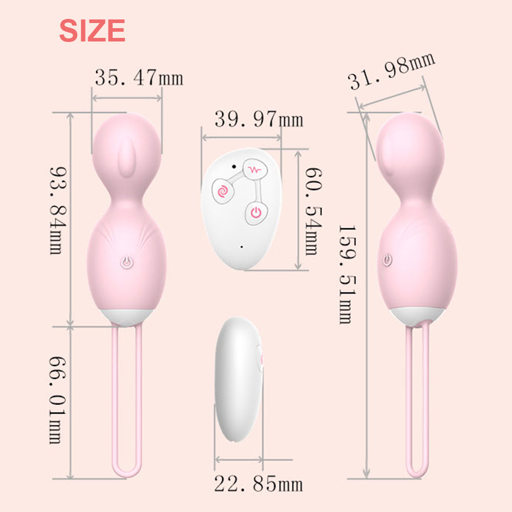 Vibrating Kegel Ball for Women Remote Control Ben Wa Balls G-Spot Vibrator Adult Toys