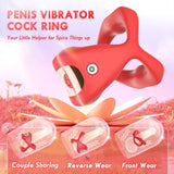 Vibrating Cock Ring Penis Vibrator for Man & Couple App Remote Control Penis Ring Adult Toys