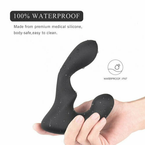 Male Prostate Massager with 9 Vibration Anal Vibrator Butt Plug for Man Sex Toys