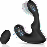 Male Prostate Massager with 9 Vibration Anal Vibrator Butt Plug for Man Sex Toys