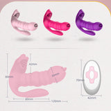 Woman Vibrator Butterfly G-spot Anal Vibrators Tongue-Licking Clit Stimulator Adult Toys